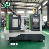 Torno CNC de Alta Calidad Modelo CK52PT con Contrapunto Automático, Sistema de Control GSK/Fanuc, Torno de Bancada Inclinada