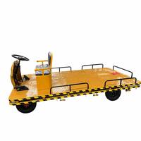 Chariot de transport électrique tout-terrain à moteur puissant de 1,5 tonne, stable et performant pour entrepôt