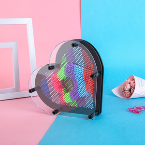 3D Cloned <b>Hand</b> <b>Mold</b> Rainbow Heart Shape Black Background Childrens Toy Birthday Gift Home Decoration - Product Image 2