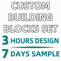 Ensemble de blocs de construction dinosaures à queue longue personnalisés, jouets éducatifs pour enfants, modèle d'exposition de fossiles, OEM, marque privée, vente en gros, cadeau