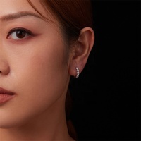 Haute qualité vintage cercle mode cerceau boucle d'oreille bling gros mariage luxe bijoux femmes fête moissanite s925 boucles d'oreilles