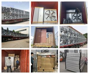 Fenêtre <span class=keywords><strong>d</strong></span>'entrée <span class=keywords><strong>d</strong></span>'<span class=keywords><strong>air</strong></span> de ventilation de ferme de Type ouvert de gravité <span class=keywords><strong>pour</strong></span> les ventilateurs de serre de poulailler - Product Image 6