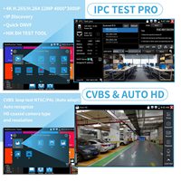 Testeur de caméra IP CCTV CCDCAM IPC-9800 ADHS Plus, résolution 1280x800, AHD CVI TVI SDI RJ45, test de qualité du câble, localisateur de ligne intégré