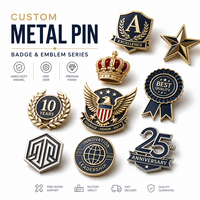 Écusson Premium en Émail Dur ou Souple, Pin's de Revers Personnalisé, Crête, Couronne, Logo d'Entreprise, Cadeau d'Anniversaire, Vente en Gros, Pin's Métallique