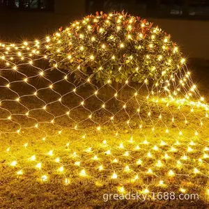 Factory spot waterproof fishing net lamp Christmas holiday decoration 200led outdoor light string project lighting star lights