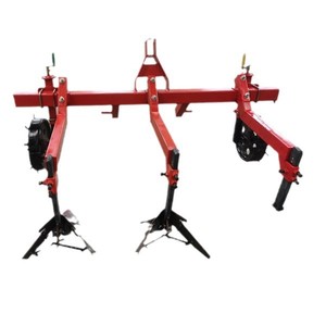 Farm <b>Cultivator</b> 3 Row Red Multifunctional With Seed Feeder For Tractor Attachment - Product Image 1