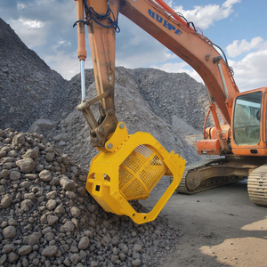Seau de criblage de sable en pierre sous l'eau ou sur la terre Crusher Screen Screener Excavator Rotating Soil Cleaning Bucket - Product Image 2