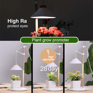 Lampe de culture LED à spectre complet J&C Neat Smart, protection des yeux, minuterie automatique, compacte, pour la culture d'herbes et de légumes en intérieur, vente en gros - Product Image 2