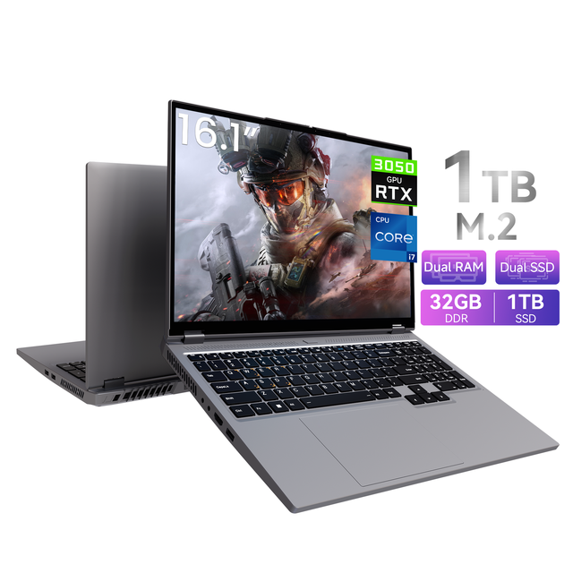 New Intel 16.1-Inch I7-9750H 6-Core 2.6GHz RTX 3050 SSD Graphics Card 60Hz Windows 11 System Support OEM ODM High-Performance
