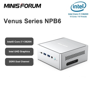 MINISFORUM NPB6 13th Gen Core I7-13620H <b>Mini</b> <b>PC</b> DDR5 32GB 1TB SSD 8K USB4 11 <b>Desktop</b> Gaming Computer NPB6 Latest <b>Desktop</b> Compute - Product Image 3