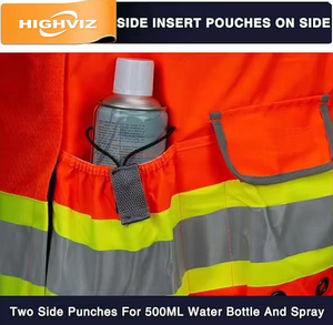 <span class=keywords><strong>Hi</strong></span> <span class=keywords><strong>VIS</strong></span> Class 2 vest nhiều túi khả năng <span class=keywords><strong>hi</strong></span>ển thị cao phản quang quần áo an toàn cho nam giới phụ nữ ANSI tiêu chuẩn làm việc xây dựng - Product Image 2