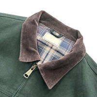 Veste de travail personnalisée en toile de canard épaisse pour hommes, doublée en flanelle, vêtements de travail industriels en coton, uniforme, fabrication OEM