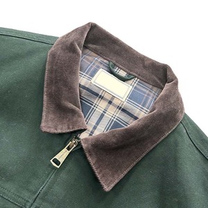 Custom Heavy Duck <strong>Canvas</strong> <strong>Work</strong> <strong>Jacket</strong> Men Flannel Lined Cotton Industrial Workwear Uniform <strong>Jacket</strong> OEM Factory - Product Image 3