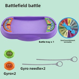Nuovo Set da competizione Multiplayer per bambini con Mini addominali rotanti in plastica rotanti da battaglia Set da 5 a 7 anni - Product Image 6