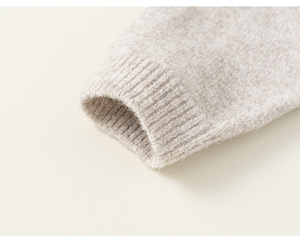 Phong Cách Mới 2025 Mùa Thu Cô Gái Mới Jacquard Hàng Dệt Vải Tops Thời Trang Bé Quần Áo Thêu Trang Trí Trẻ Em Áo Len - Product Image 6