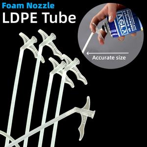 Tubo Applicatore di Schiuma in LDPE con Ugello, Tubo Dispensatore in Polietilene, Tubo con Ugello per Sigillante, Tubo con Ugello per Schiuma - Product Image 1