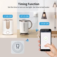 Pour Tuya 220V Mini Module de commutateur intelligent 1 Gang Smart Life WiFi ABS relais interrupteurs muraux pour un usage domestique Max 16A courant 250V tension