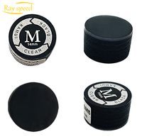 Rayspeed prêt à être expédié, embout de queue de billard Kamui noir de 14 mm avec embout transparent, accessoires pour queue de billard