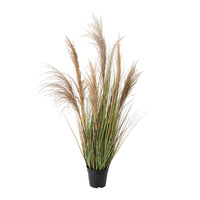 Grosir Pabrik Merek Yida Tanaman Pot Rumput Pampas Buatan Satu Tangkai 90-145cm untuk Rumah dan Hotel