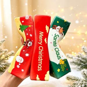 Juguete Antiestrés de Caramelo Navideño con Estampado Festivo, Juguete para Apretar para Decoración de Fiestas en Casa y Jardín, Regalo de Navidad - Product Image 4