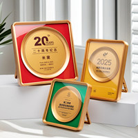 Médailles en acrylique personnalisées haut de gamme, plaques d'honneur créatives, imprimées UV, fabriquées en Chine, récompenses pour employés exceptionnels, revendeur agréé