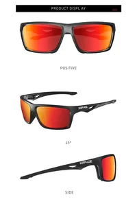 OEM Polarized Kapvoe Sunglasses UV400 Lens Glasses Durable PC Lens Glasses Outdoor HD Lens Sunglasses Men Sunglasses Lightweight
