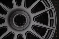 Jantes forgées personnalisées, design classique noir mat avec plusieurs rayures, 18-22 pouces pour Defender, BMW, Benz, Tesla