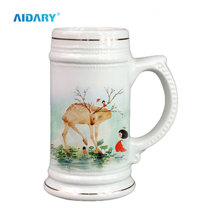 Nhà sản xuất bán buôn cao cấp 22oz thăng hoa gốm bia <span class=keywords><strong>Mug</strong></span> với Vàng <span class=keywords><strong>Side</strong></span> giọng-Bền thực phẩm cấp gốm <span class=keywords><strong>Mug</strong></span> - Product Image 5