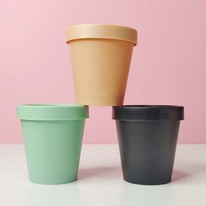 Small Screw <b>Cap</b> Plastic Food Jar Various Color Food Grade pp Empty Ice Cream Jar with Lid - Product Image 4