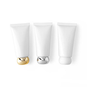 Botella de Plástico Blanca Brillante de 40 ml/g, Tubo Cosmético Vacío con Cabezal de Bomba de Vacío para Base Líquida, Protector Solar, Sérum para el Cuidado de la Piel - Product Image 2