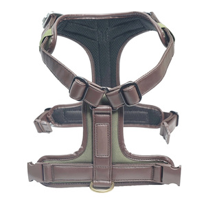 Arnés y Correa de Lujo para Perros Grandes, Color Personalizado Pantone, Hebilla Metálica Premium, Ajustable y Acolchado, Chaleco para Perro para Exteriores - Product Image 5