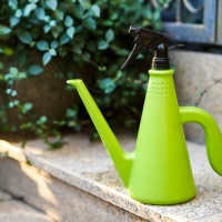 Arrosoir multifonction à double usage en matériau PP, capacité de 1000 ml, bouteille pulvérisatrice pour le jardinage et l'entretien des fleurs, arrosoir pour plantes