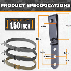 होल्स्टर के लिए JH-mik होल्स्टर क्लिप बनाने वाले होल्स्टर के लिए क्लिप - Product Image 3