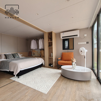 Casa Prefabricada Personalizada de 2 Pisos Tipo Cápsula Apple, Casa Modular Pequeña, Cabaña Apple con Control Inteligente para Hotel o Resort, Cabaña Prefabricada Tipo Estudio