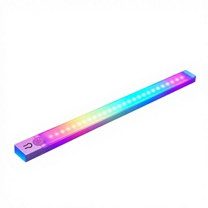 Rgb Ambient Magnetic <b>Light</b> <b>Led</b> Strip Touch Control Colorful Party Fill <b>Light</b> For Wardrobe Home Decor - Product Image 1