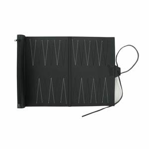 OEM ODM Tournament-juego de <span class=keywords><strong>ajedrez</strong></span> enrollado de cuero negro, Combo con bolsa - Product Image 3