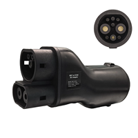 Adaptateur Longood 2026 GBT vers CCS2, chargeur rapide GBT 300KW, convertisseur de connecteur EV pour voiture électrique CCS2 Tesla Dongfeng Wuling BYD