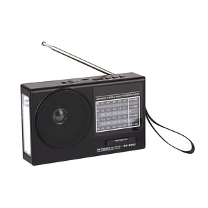 <span class=keywords><strong>Radio</strong></span> portable <span class=keywords><strong>FM</strong></span>/AM/SW BT/USB/TF avec lampe torche LED, port AUX, haut-parleur intégré, <span class=keywords><strong>radio</strong></span> numérique - Product Image 2