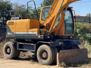 Excavatrice sur pneus Hyundai 150W-9 d'occasion, 15 tonnes, système hydraulique d'origine, matériel de construction d'occasion - Product Image 3