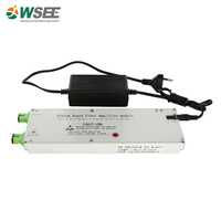 Kapalı CATV Mini Fiber optik amplifikatör FTTH kablo TV DBC EDFA 1550nm modülü tipi Fiber optik ekipman