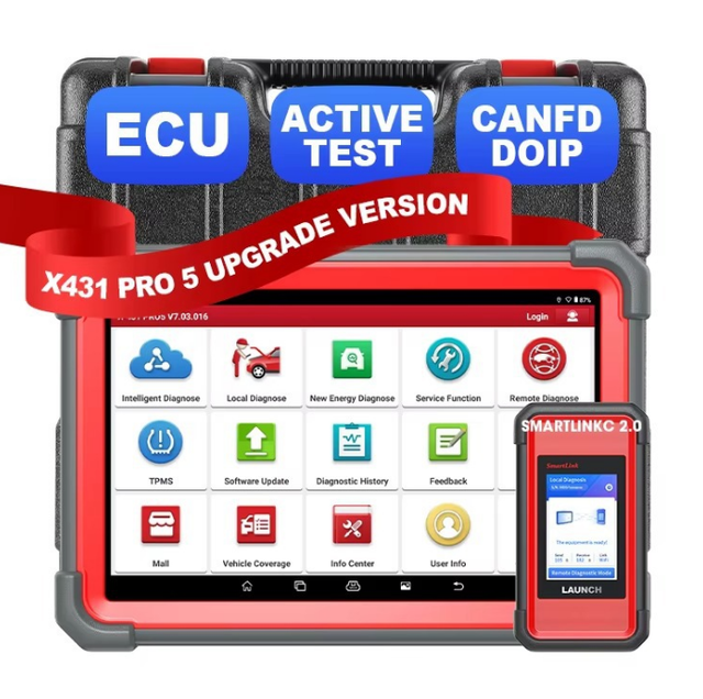 Launch X-431 Pro5 for Car Fault Diagnosis Scanner Engine Analyzer Instrument Tool Online Programming
