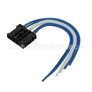 Connecteur de faisceau de câblage de feux arrière Peugeot 206 207 307 308 1606248780 Plastique bleu et blanc OEM - Product Image 2