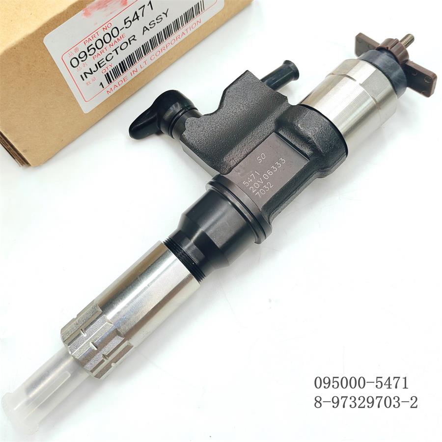 Diesel Engine Fuel Pump Injector Assemblies 095000-5471 Common Rail Injector 8-97329703-2 for ISUZU HITACHI