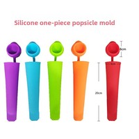 Moule à glaces et à crèmes glacées personnalisé, flexible et réutilisable - Congélation rapide - Compatible congélateur - Démoulage facile - Auto-scellant pour usage domestique