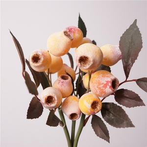 ผลไม้ยูคาลิปตัสประดิษฐ์แบบ<span class=keywords><strong>ใหม่</strong></span> ดีไซน์สร้างสรรค์ สำหรับตกแต่งบ้าน ห้องนั่งเล่น จัดแสดงดอกไม้ - Product Image 1