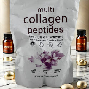Tiktok superventas péptidos de colágeno múltiples tipo I II III V X sin sabor con biotina vitamina C ácido hialurónico - Product Image 4