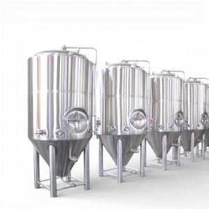 Meilleur prix - Cuve de fermentation de bière en acier inoxydable de 2500 L avec enveloppe de refroidissement et système de pompe motorisée contrôlé par PLC - Product Image 2
