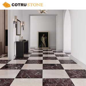 Tự nhiên Thổ Nhĩ Kỳ Đỏ Rosso levanto gạch đá cẩm thạch đánh bóng Burgundy đá sàn slab cho trang trí trong nhà - Product Image 2