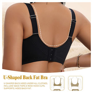 <span class=keywords><strong>Reggiseno</strong></span> Comodo con Pizzo, Copertura Totale, Senza Ferretto, Taglie Forti, Push-up, Solleva il Seno Cadente per Uso Quotidiano - Product Image 6
