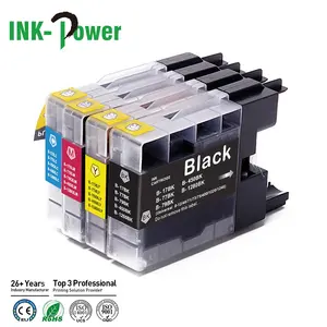 INK-POWER LC17 LC77 LC79 LC450 LC1280 LC17XL LC77XL LC79XL LC450XL LC1280XL Cartucho de tinta colorido compatível para impressora Brother